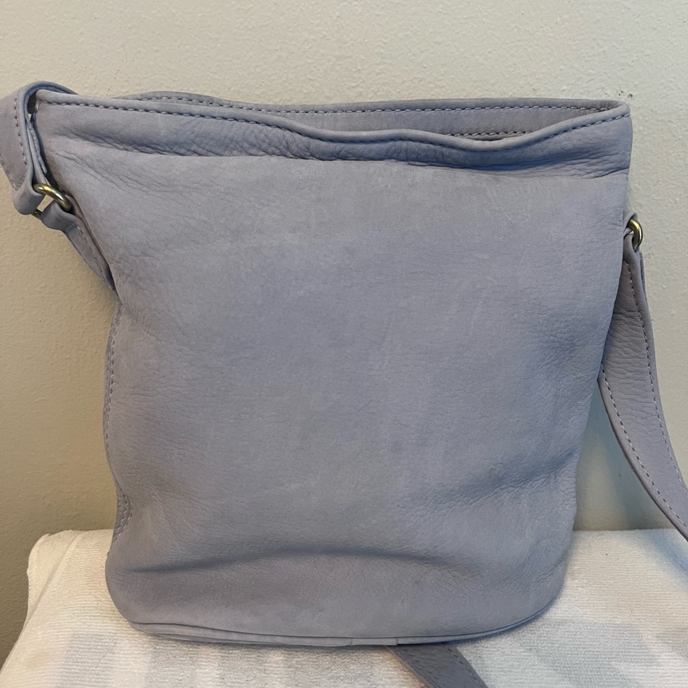 COACH Vintage Sonoma Nubuc Cowhide Leather Bucket Bag 4933 Blue